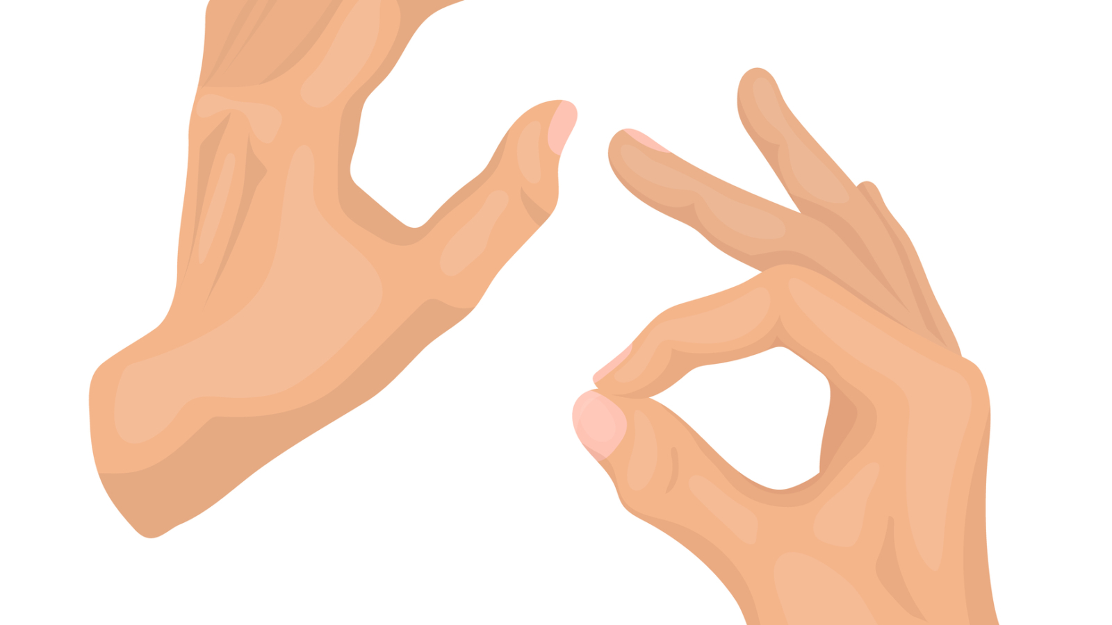 Sign Language (ASL) hands making interpreting sign.