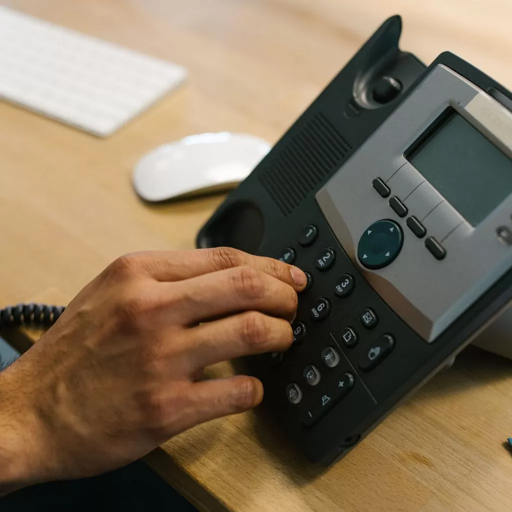 phone call office booking