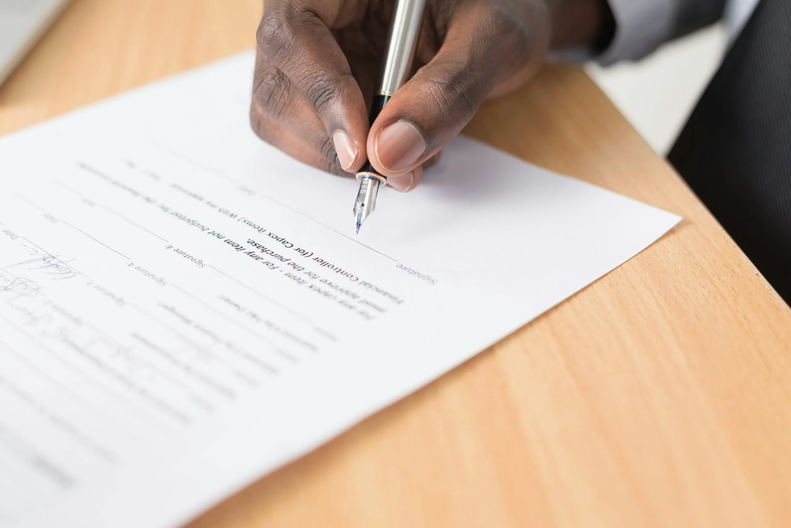 real estate signing contract