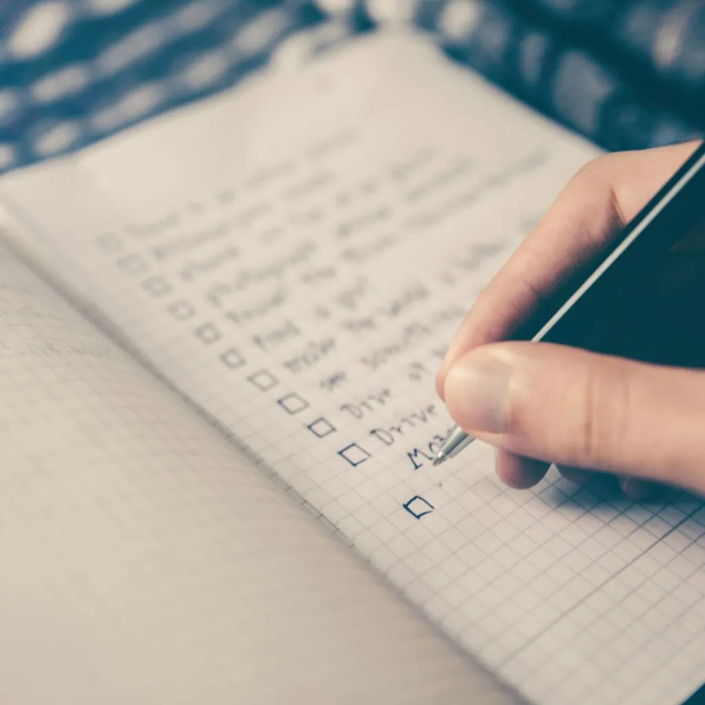 checklist planning