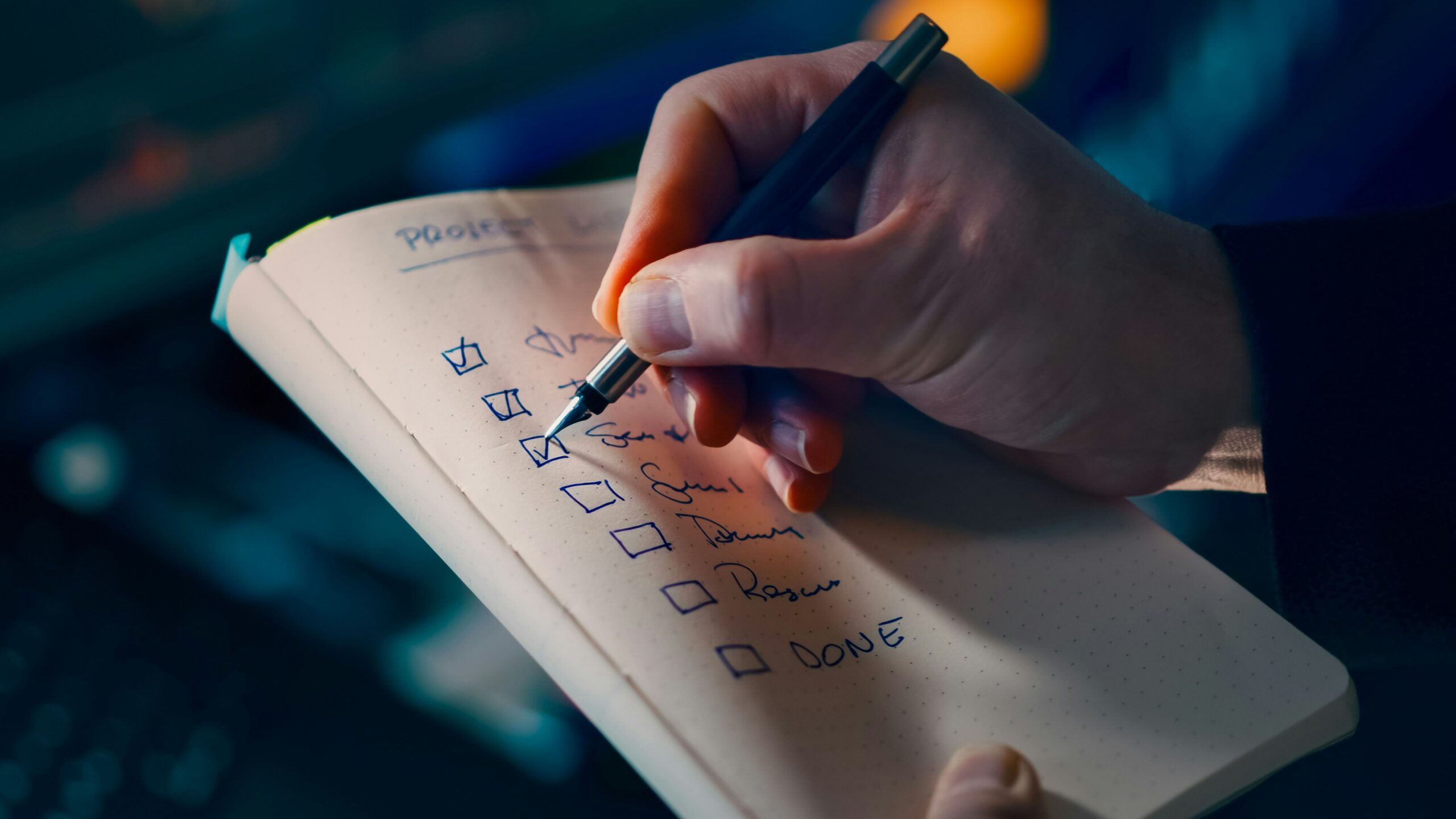 checklist planning